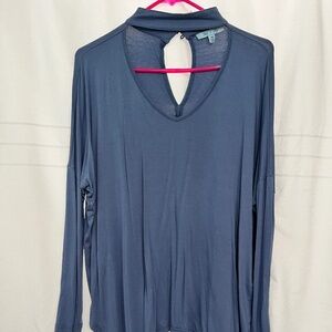 Dusty blue blouse